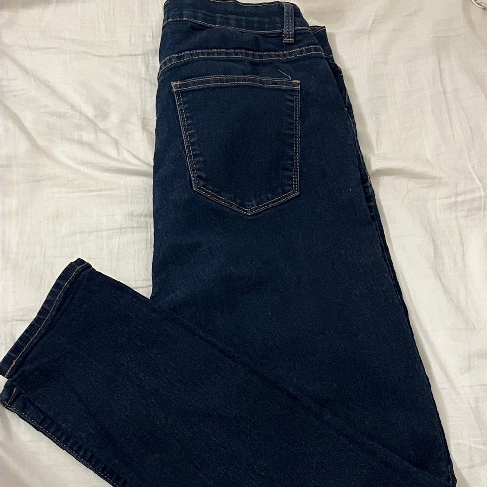 Forever 21 Dark Blue Skinny Jeans